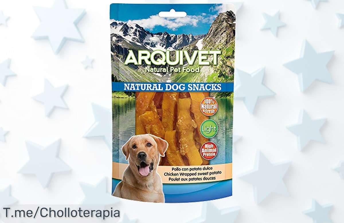 Arquivet pollo con patata dulce proteína top para premios sin remordimientos precio loco y super chollo descuento brutal oferta nunca vista compra ya antes que se agoten